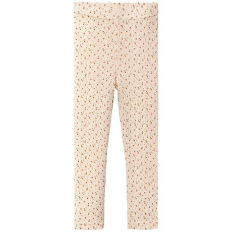 Lil'Atelier Turtledove Farga Slim Wool Leggings