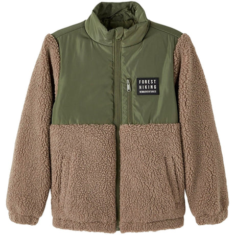 Name it Weathered Teak Mikarlo Teddy Jacket