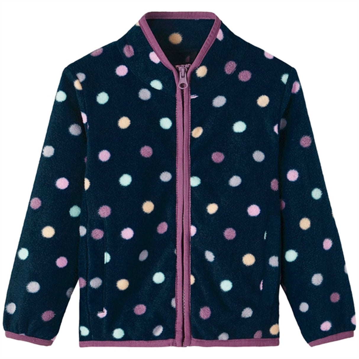 Name it Dark Sapphire Meeko Fleece Jacket AOP