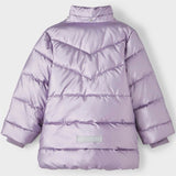 Name it Lavender Gray Maggy Puffer Jacket 6