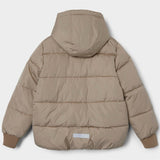 Name it Weathered Teak Music Puffer Jacket 2