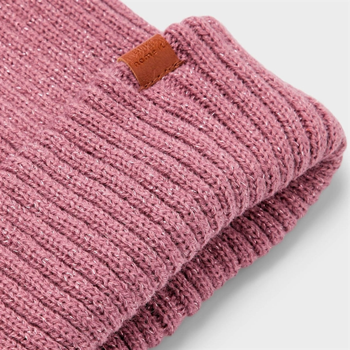 Name it Wistful Mauve Milan Glitter Knit Beanie 3