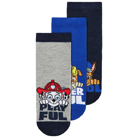 Name it Dark Sapphire Jion Paw Patrol Socks 3-pack Noos