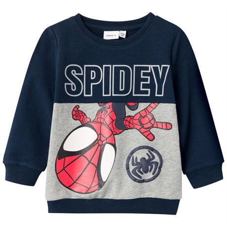 Name it Dark Sapphire Jubi Spidey Sweatshirt