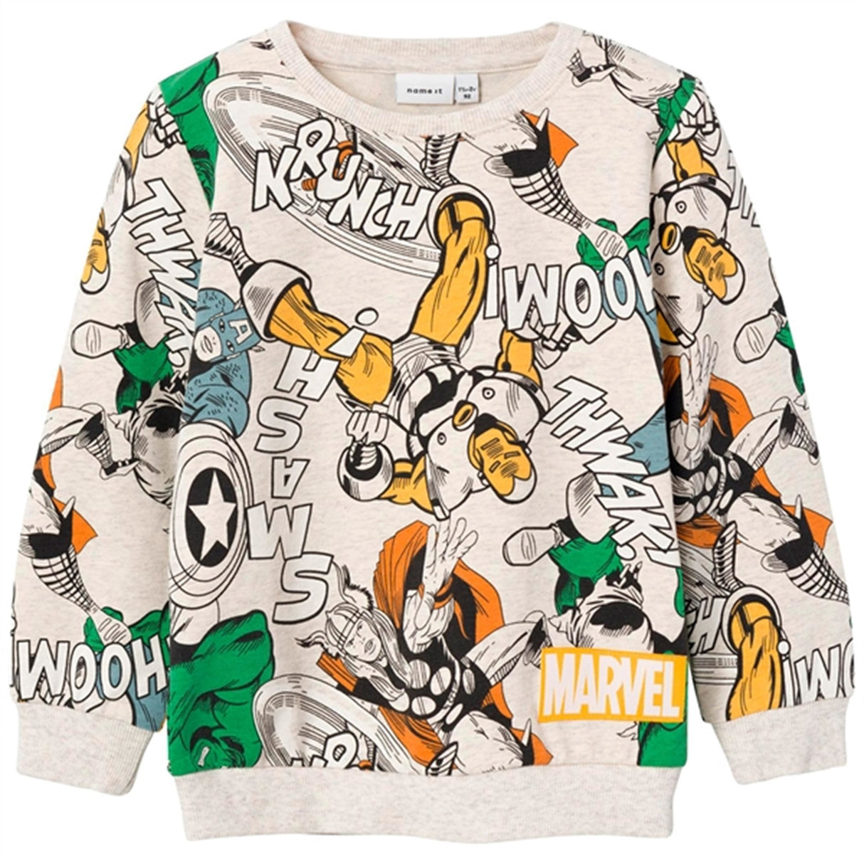 Name it Peyote Melange Jaakko Marvel Sweatshirt