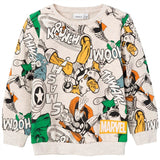 Name it Peyote Melange Jaakko Marvel Sweatshirt