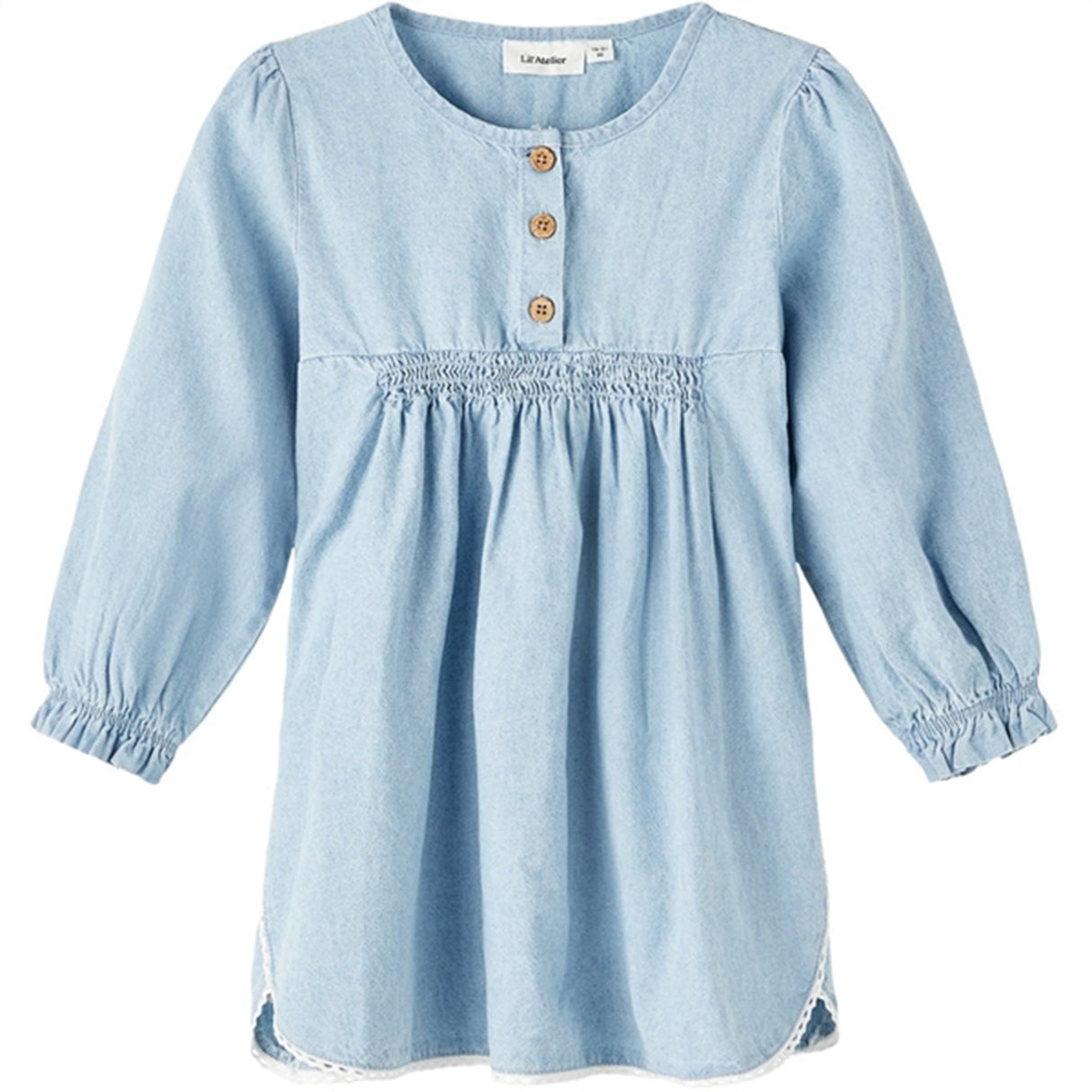 Lil'Atelier Light Blue Denim Lana Loose Dress