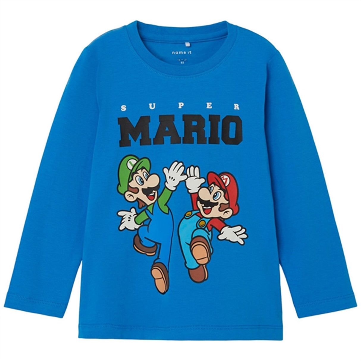 Name it Brilliant Blue Jubber Mario Blouse