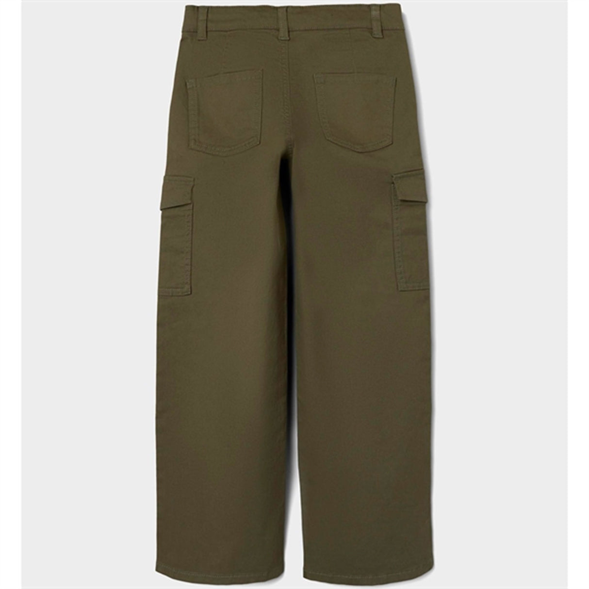 Name it Deep Lichen Green Rose Wide Twill Cargo Pants Noos 2