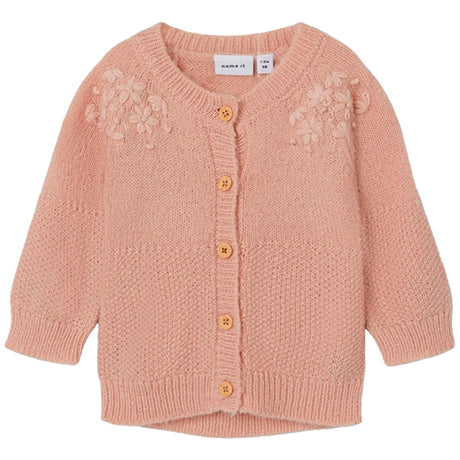 Name it Rose Smoke Nemine Knit Cardigan