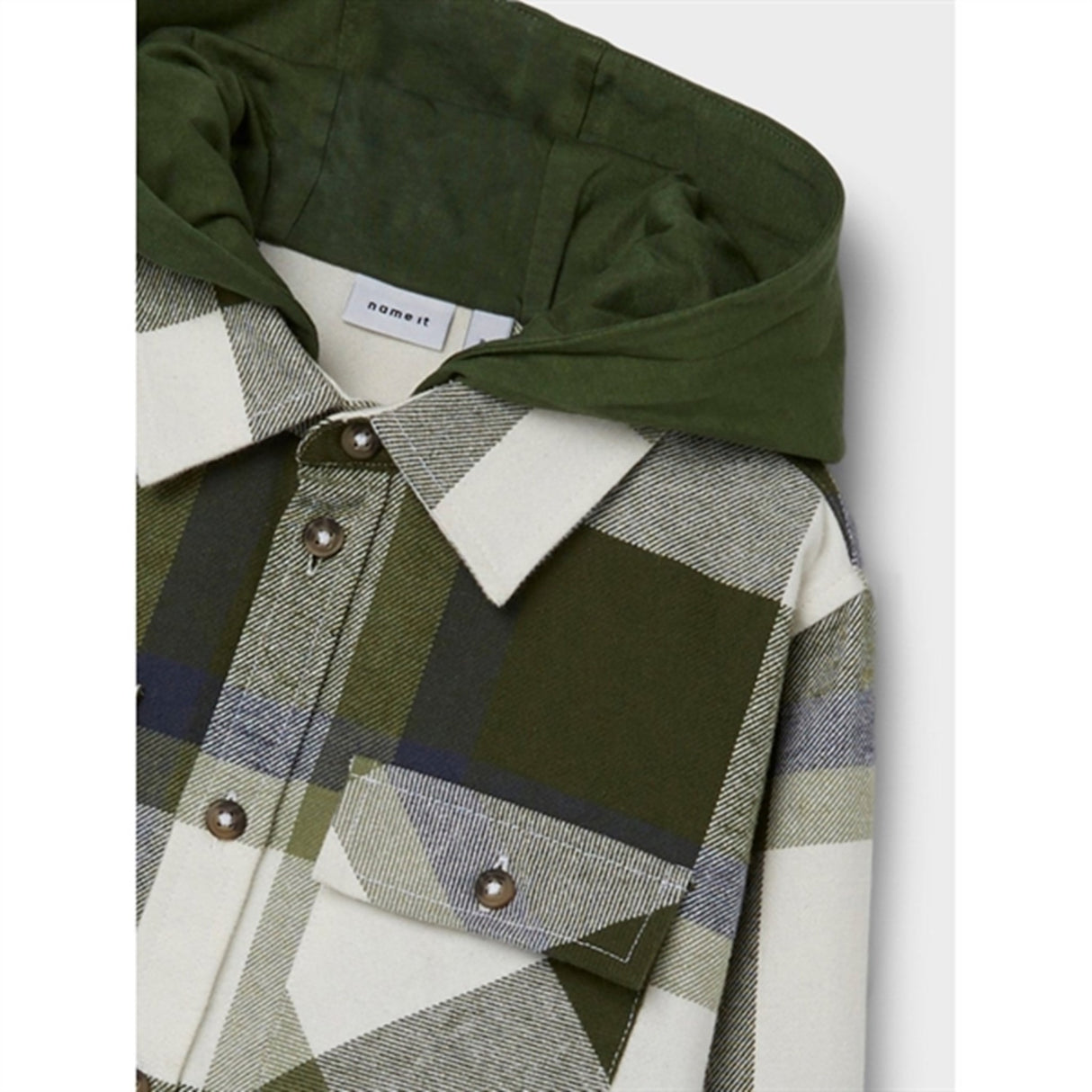 Name it Rifle Green Osom Overshirt 2