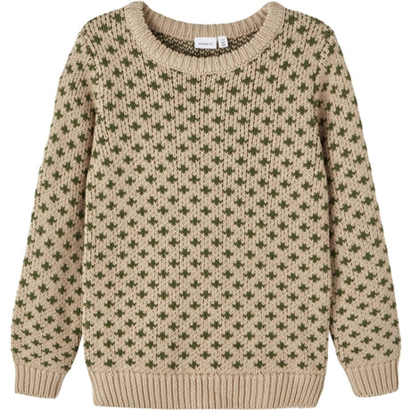 Name it Oxford Tan Onis Knit Blouse