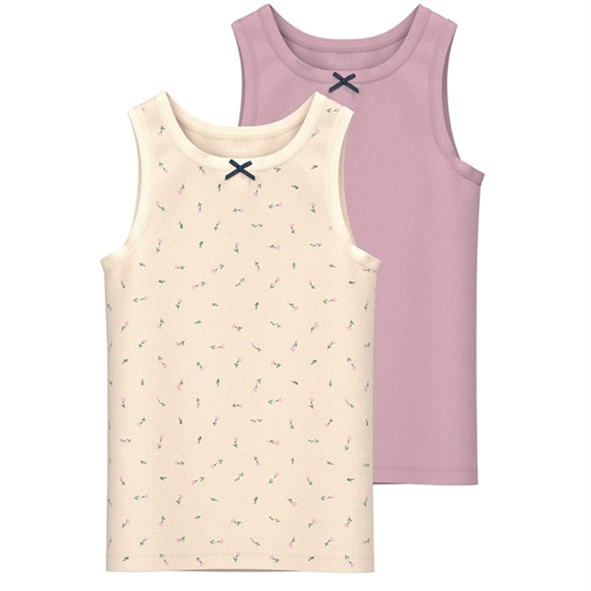 Name it Buttercream Tank Top Floral 2-pack Noos