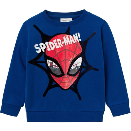 Name it True Blue Svende Spiderman Sweatshirt