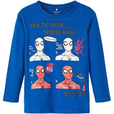 Name it True Blue Sepp Spiderman Blouse