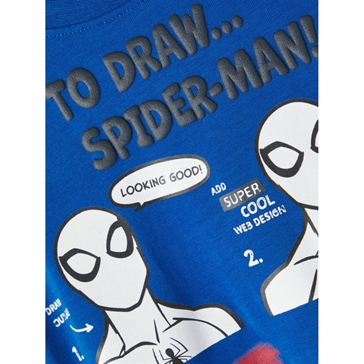 Name it True Blue Sepp Spiderman Blouse 2