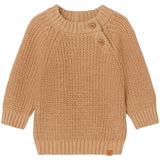 Lil'Atelier Warm Sand Emlem Knit Blouse