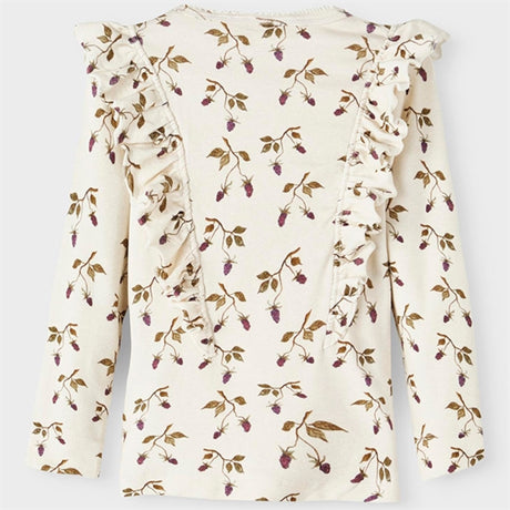 Lil'Atelier Turtledove/Berry Gaya Slim Blouse 2