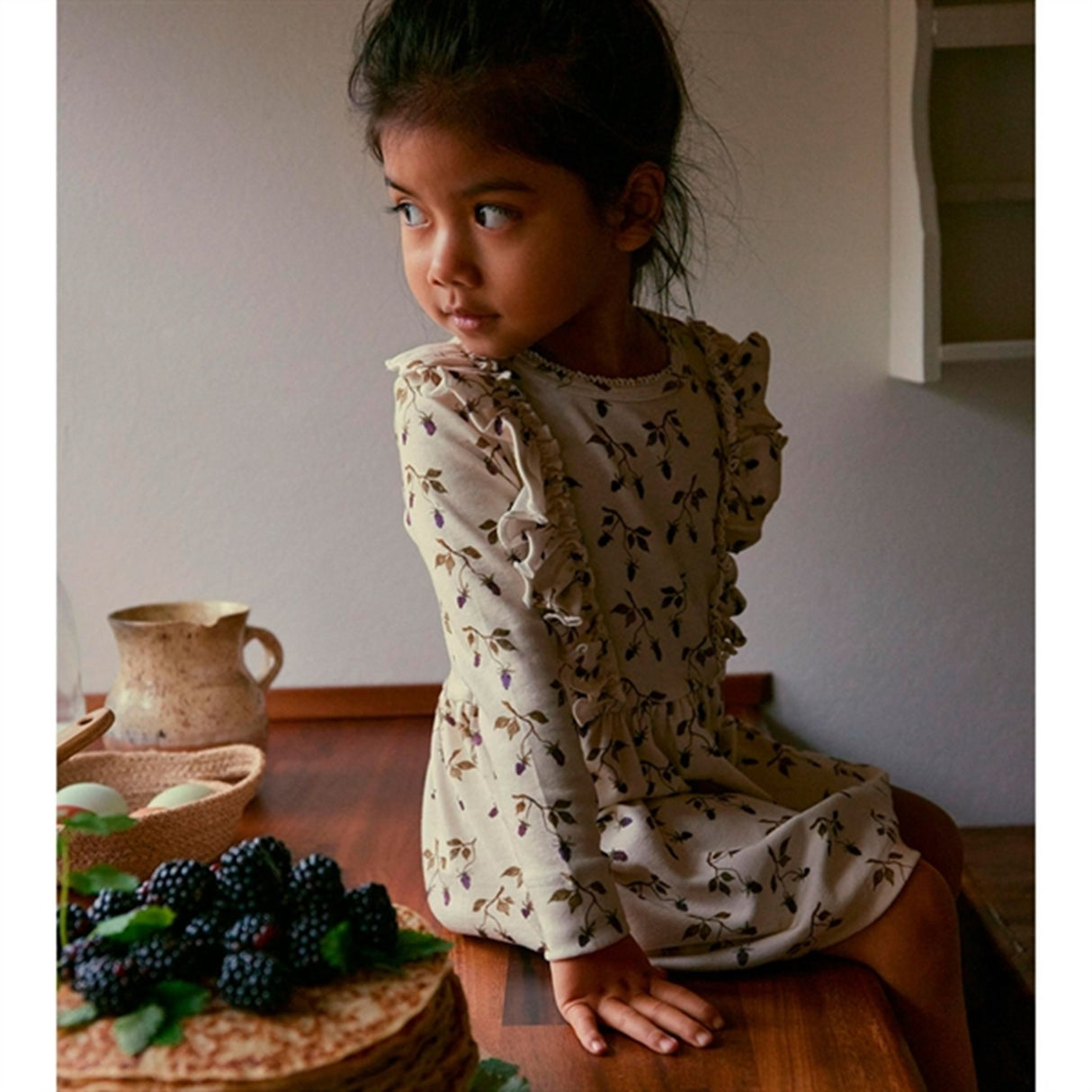 Lil'Atelier Turtledove/Berry Gaya Dress 2