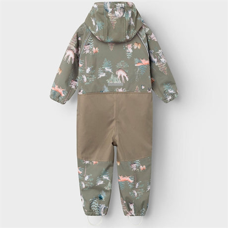 Name it Vetiver Alfa Softshell Suit Green Wood 2