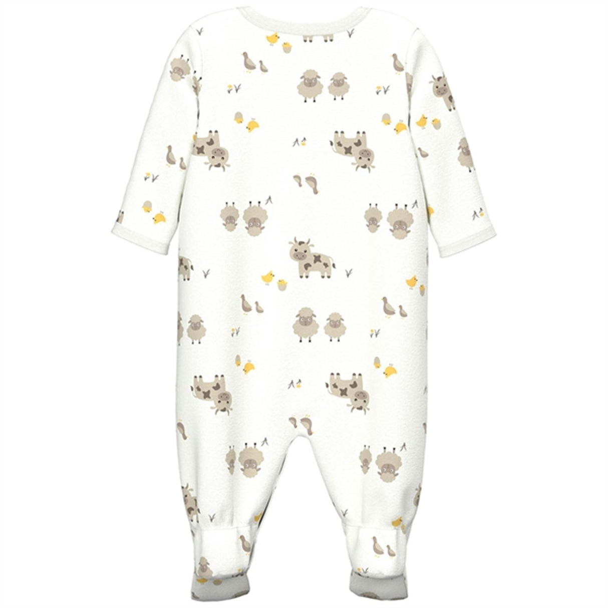 Name it Bright White Farm Animals Nighsuit Noos 4