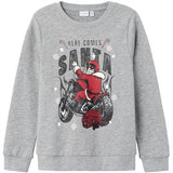 Name it Grey Melange Vismas Sweatshirt