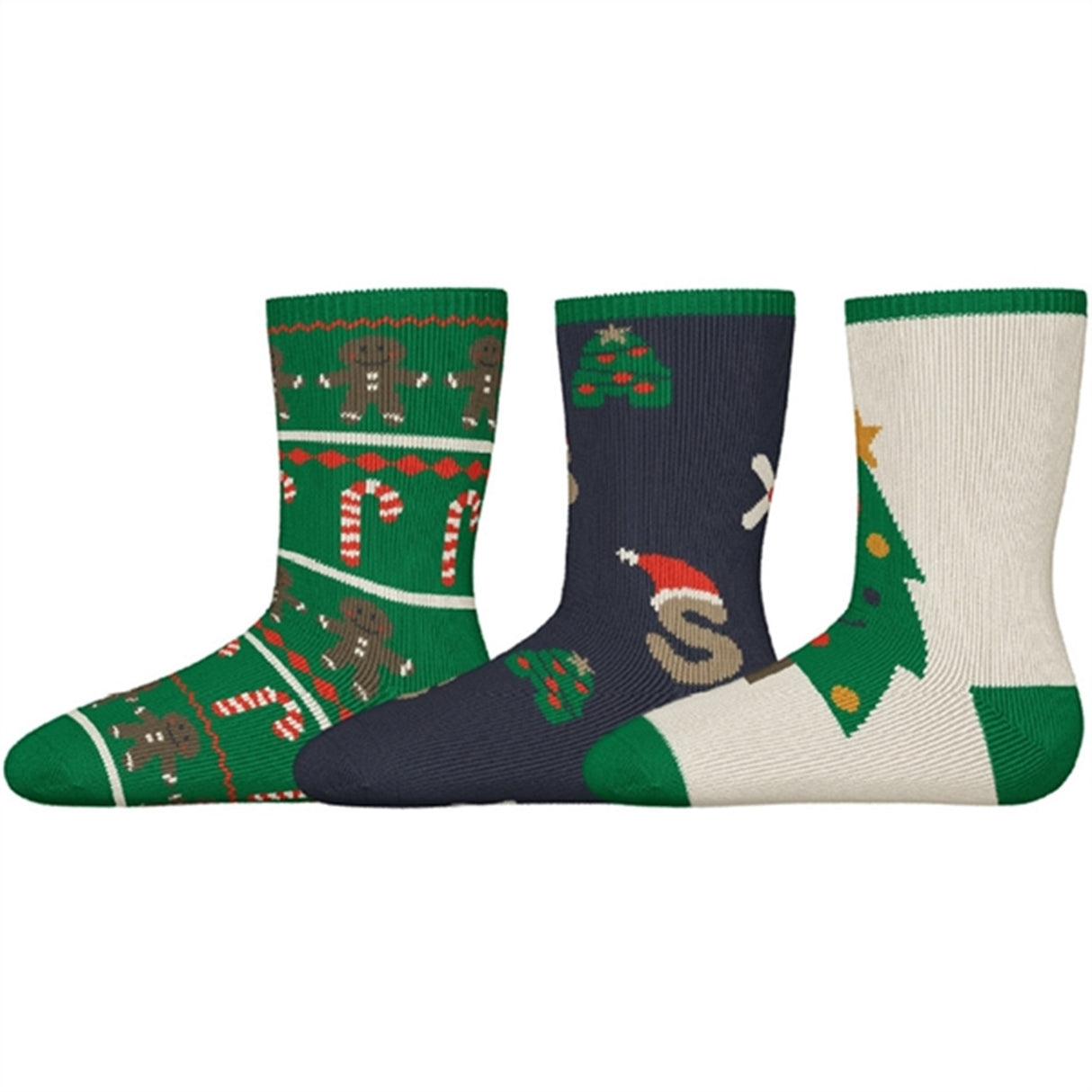 Name it Jolly Green Richristmas Socks 3-pack