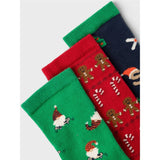 Name it Jolly Green Richristmas Socks 3-pack 2