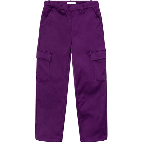 Name it Grape Juice Rose Straight Twill Pants