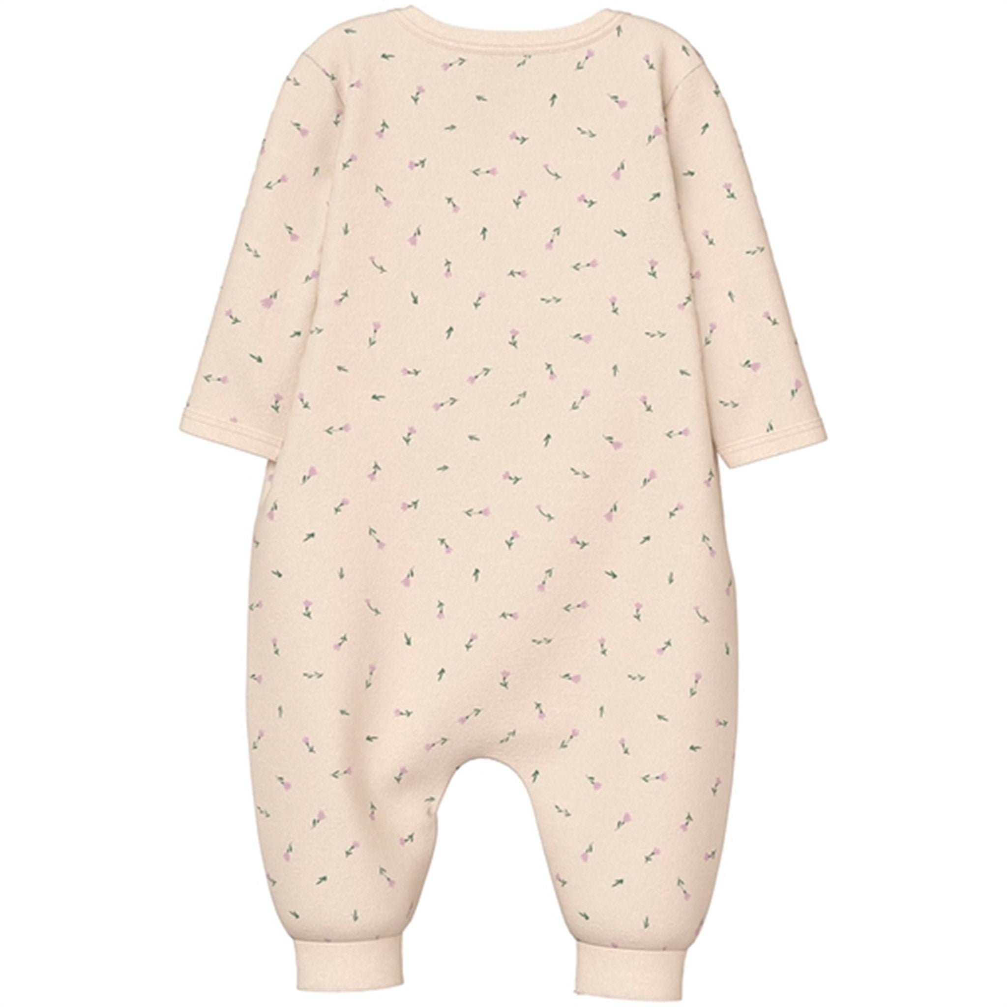 Name it Buttercream Nightsuit with Zipper Floral Noos 3