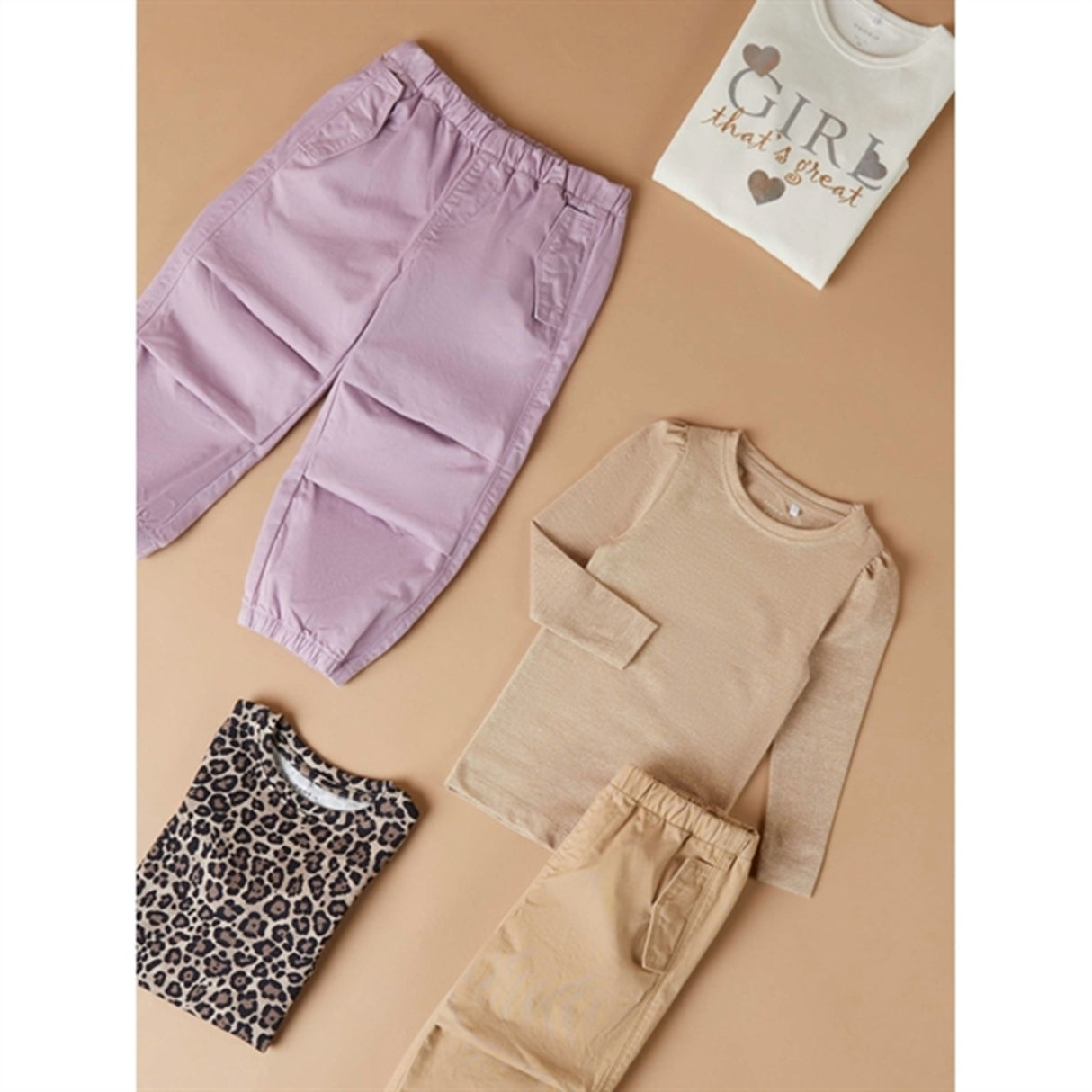 Name it Lavender Mist Bella Twill Cargo Pants 2