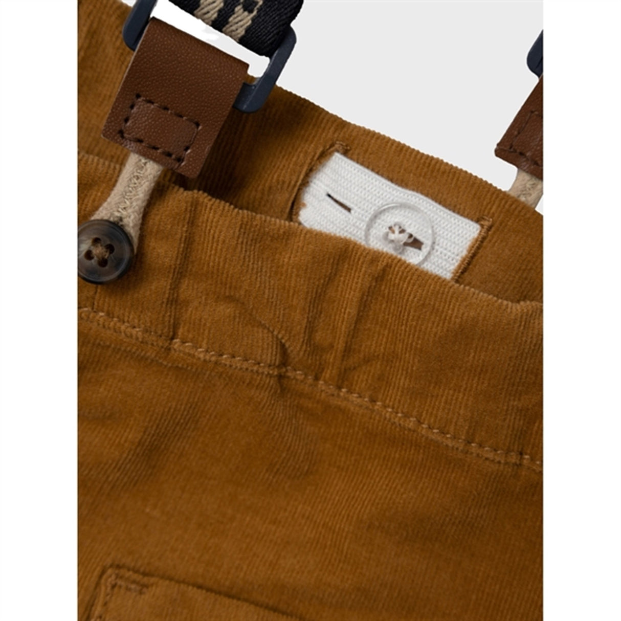 Name it Bone Brown Ben U-Shape Pants 2