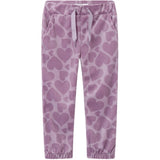 Name it Lavender Mist Sofie Velour Pants