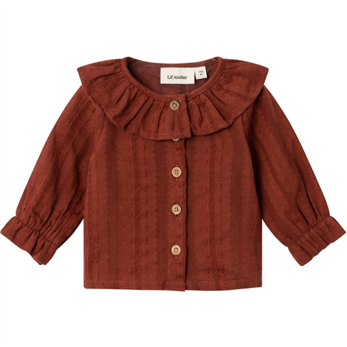 Lil'Atelier Fired Brick Runa Shirt