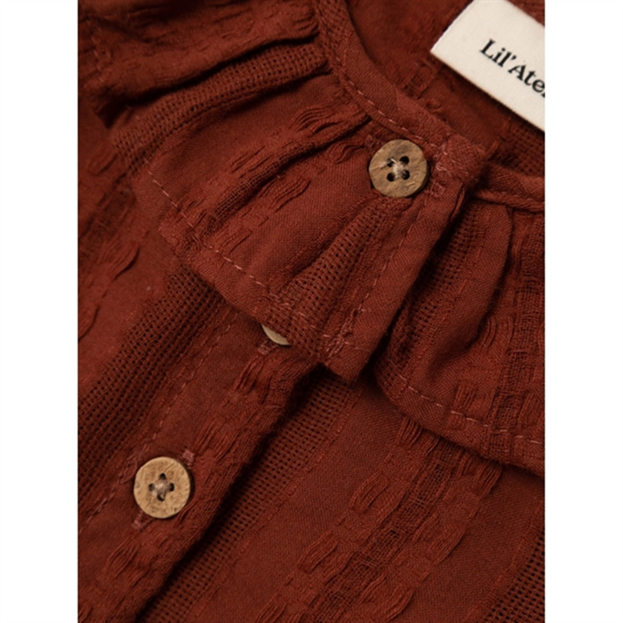 Lil'Atelier Fired Brick Runa Shirt