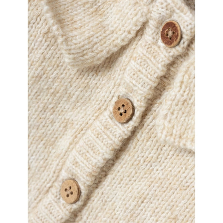 Lil'Atelier Wood Ash Melange Rila Strik Cardigan 2