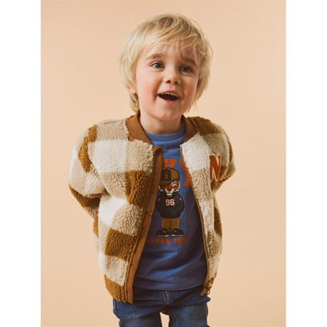 Name it Bone Brown Safi Teddy Cardigan 2