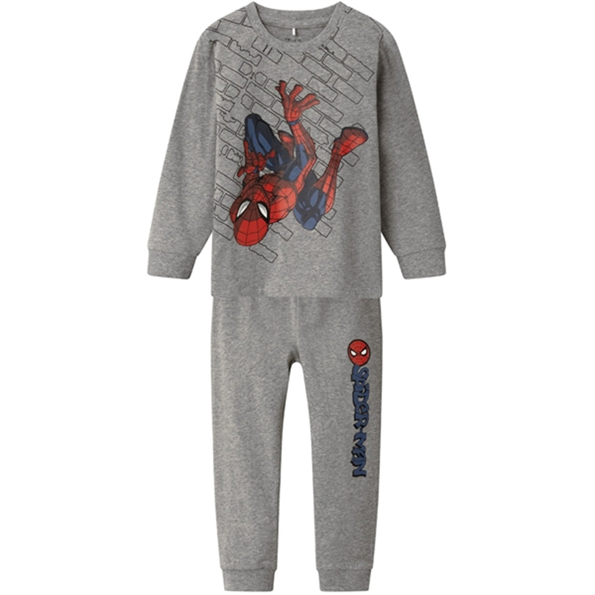 Name it Grey Melange Orv Spiderman Nightset