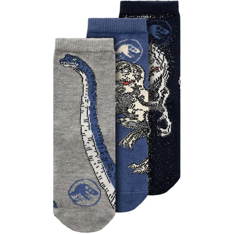 Name it India Ink Nour Jurassic Socks 3-pack