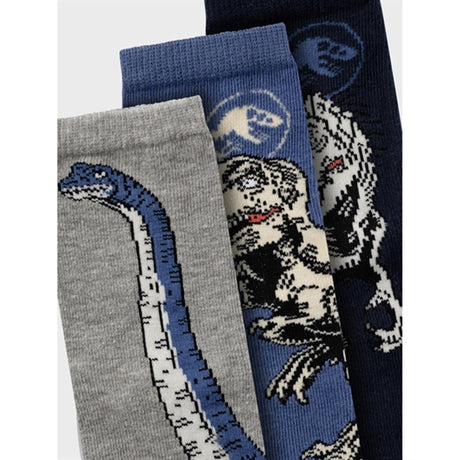 Name it India Ink Nour Jurassic Socks 3-pack 2