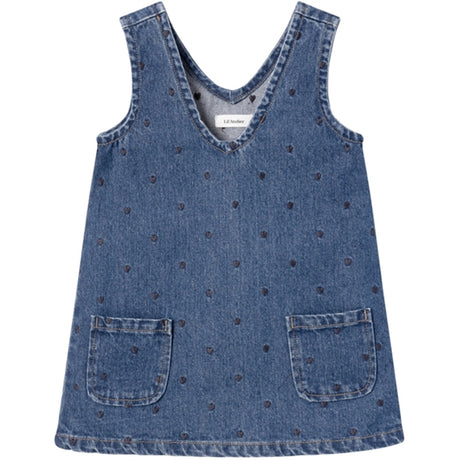 Lil'Atelier Medium Blue Denim Rey Denim Spencer Dress