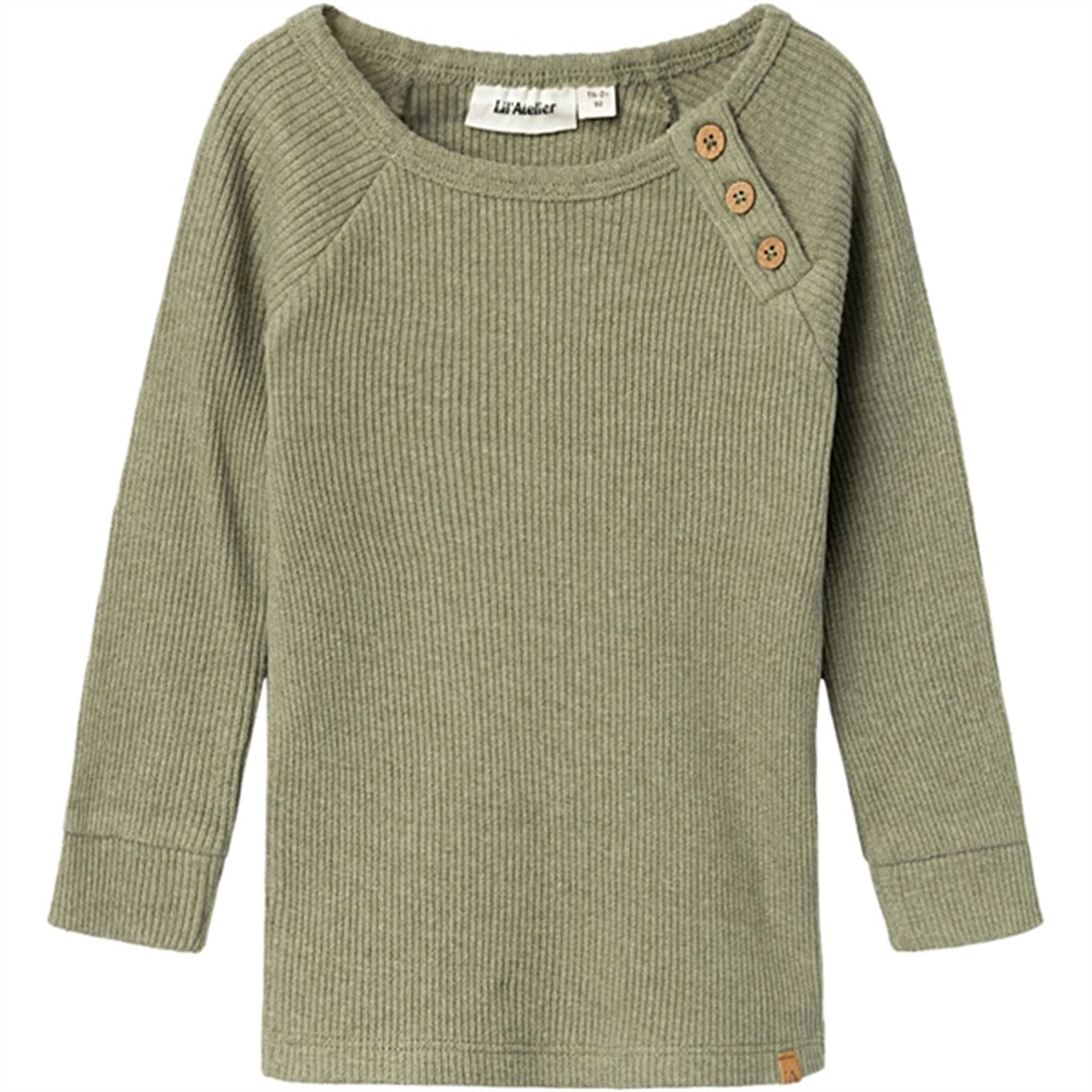 Lil'Atelier Loden Green Sophio Slim Blouse