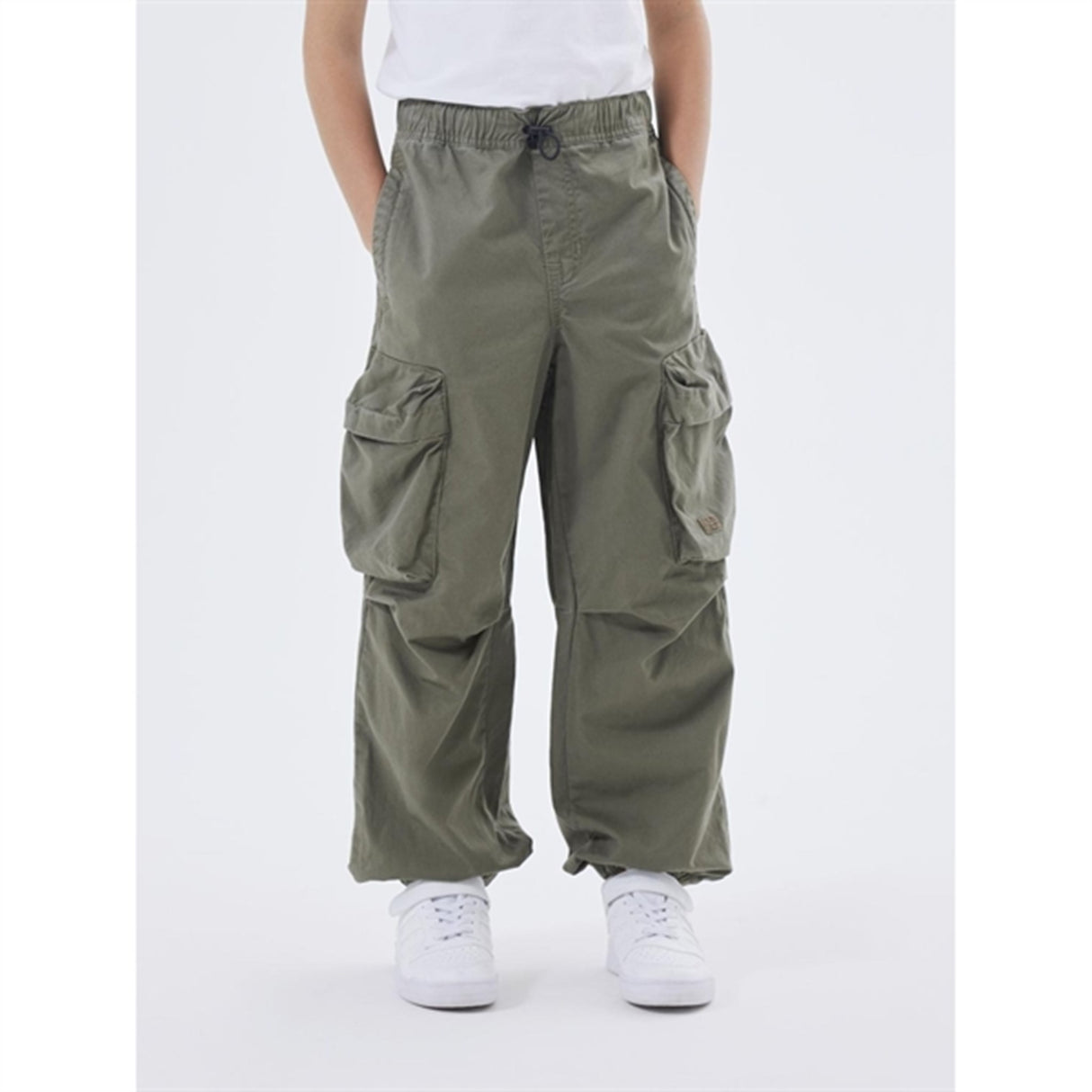 Name it Dusty Olive Ben Parachute Twill Pants Noos