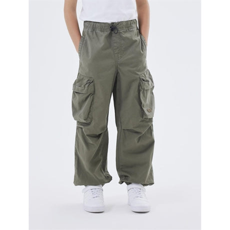 Name it Dusty Olive Ben Parachute Twill Pants Noos