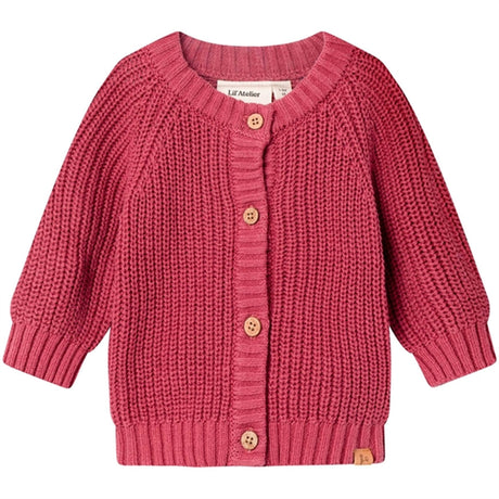 Lil'Atelier Dry Rose Emlen Knit Cardigan