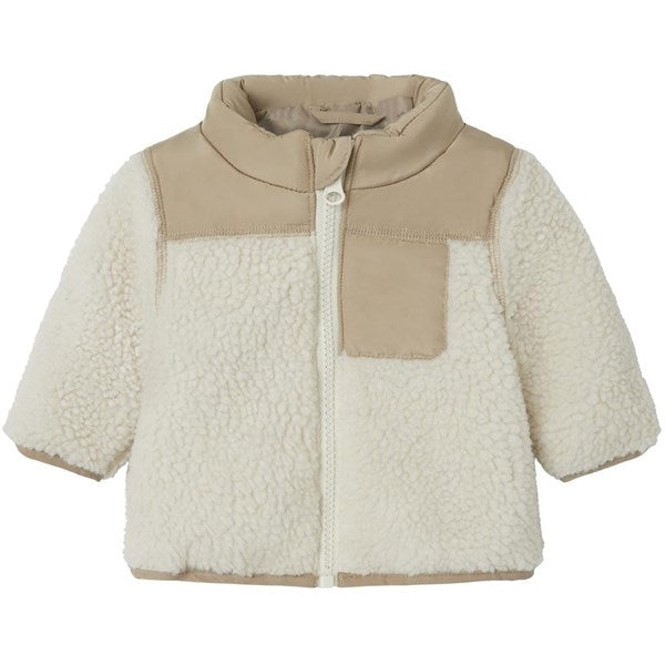 Name it Whitecap Gray Mosie Teddy Jacket