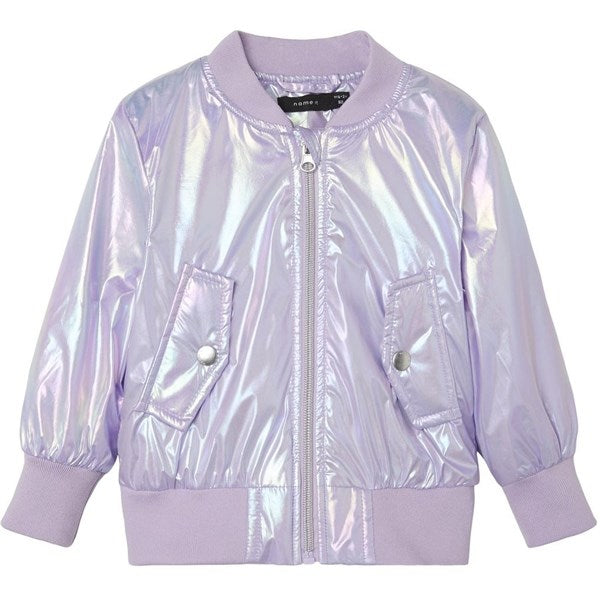 Name it Orchid Bloom Movie Bomber Jacket Foil