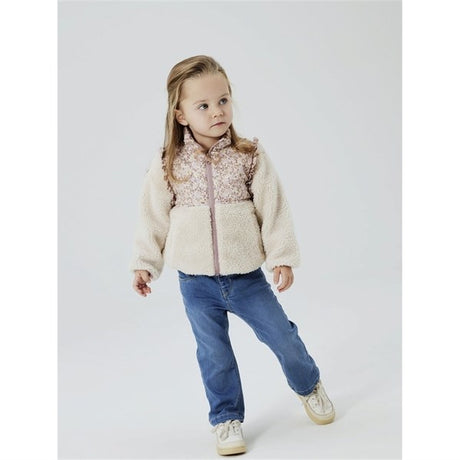 Name it Whitecap Gray Minna Teddy Jacket 2