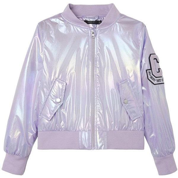 Name it Orchid Bloom Movie Bomber Jacket Foil