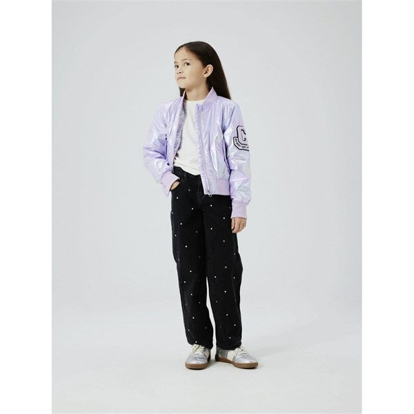 Name it Orchid Bloom Movie Bomber Jacket Foil